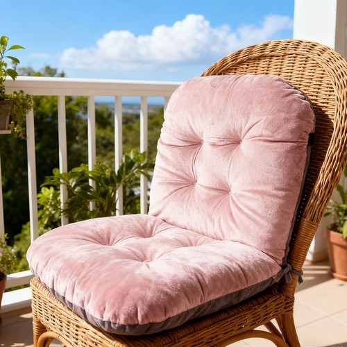 Plush velvet high back - high,