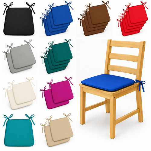 Thick fabric chair cushion - thick,