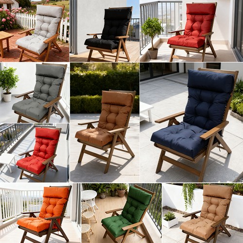 Garden high back chair cushion - garden,