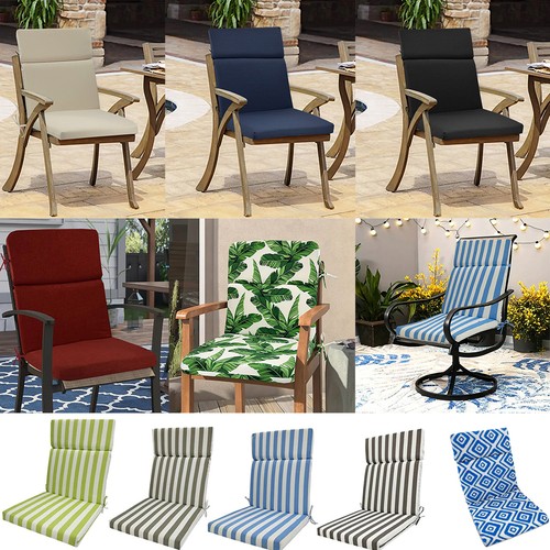 High back cushion pad garden - cushion,